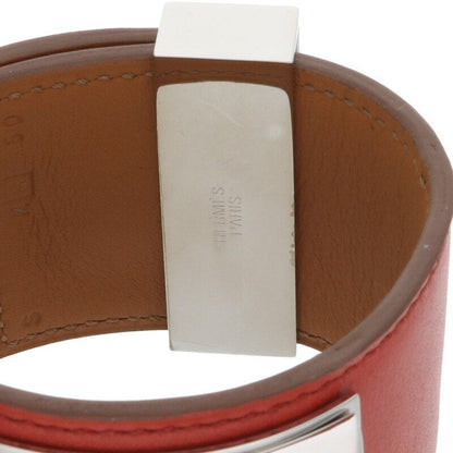 Hermes Collier De Chien □R Engraved Collier De Chien Leather Bracelet Men's S