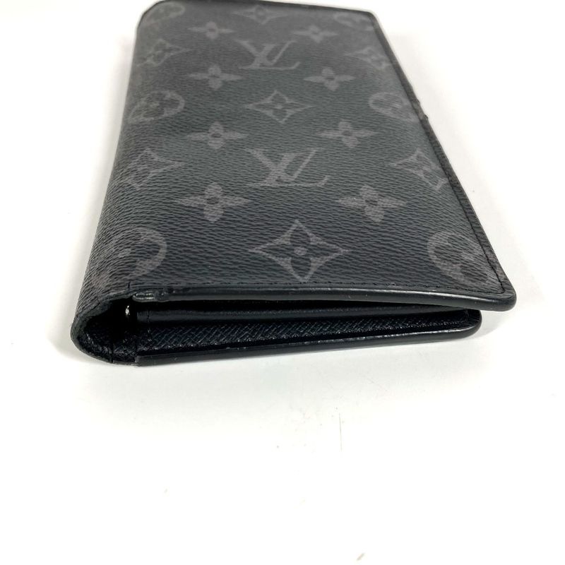 Louis Vuitton Long Wallet Portefeuille Blazer M61697 Monogram Eclipse Canvas