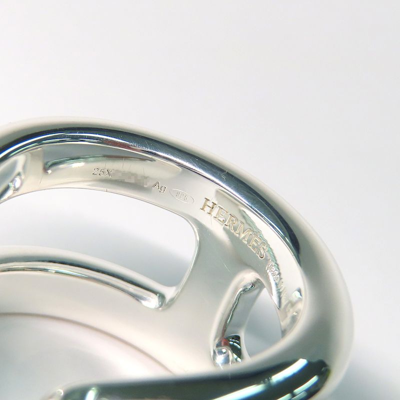 Hermes Ring Osmozu PM #52 No 12 Ag925 Hshape Silver - 2025 Ring