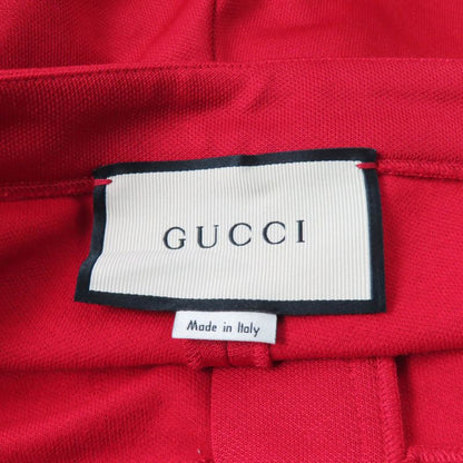 Gucci 467527 Webline Side Zip Track Pants Bottoms Red S Genuine