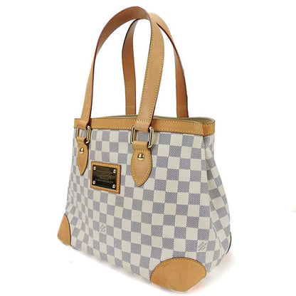 Louis Vuitton Tote Bag Shoulder Hampstead PM N51207 Damier Azure Gold Hardware