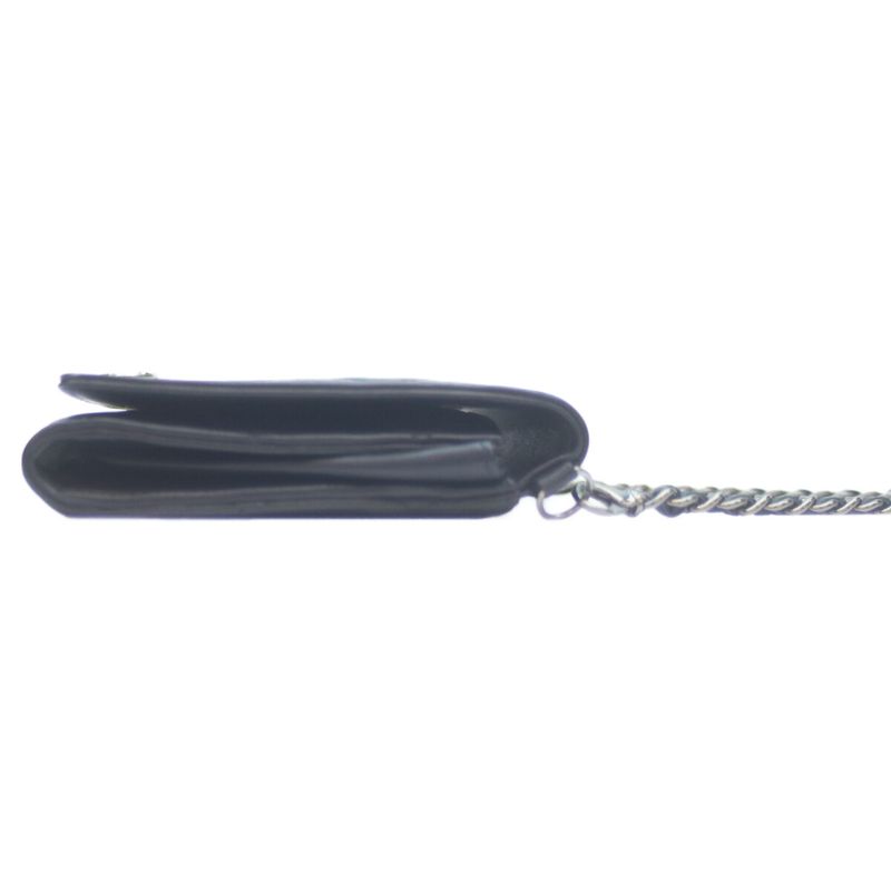 Chanel No 20 Navy Lambskin Boy Chanel Silver Hardware Chain Wallet Chain Long