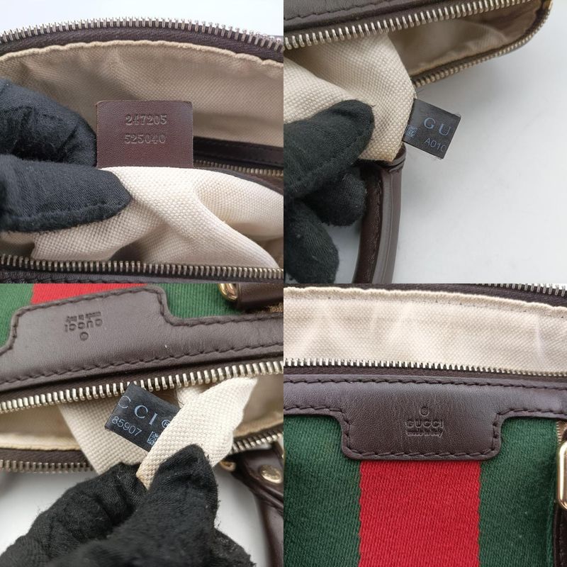 Guccisherry Line Multicolor Canvas And Leather 247205 A010185907