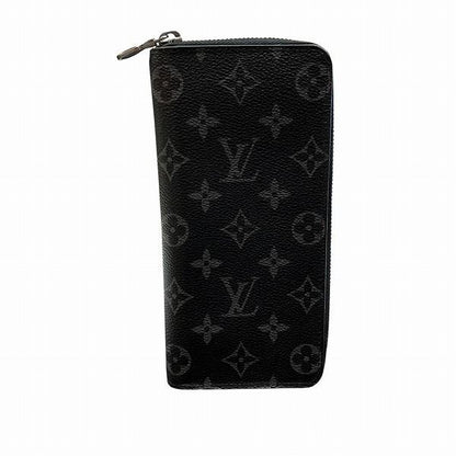 Louis Vuitton Monogram Eclipse Zippy Wallet Vertical M62295 Long Wallet For Men