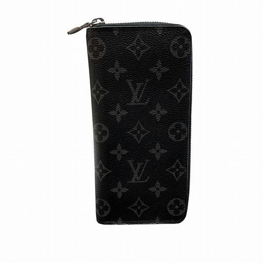 Louis Vuitton Monogram Eclipse Zippy Wallet Vertical M62295 Long Wallet For Men