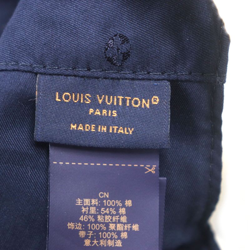  Louis Vuitton 2025 M5147l Cap Bicolor Travel S00 100% Cotton Logo Embroidery