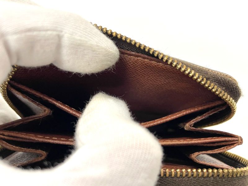 Louis Vuitton Monogram Zippy Coin Purse Zippy Wallet Round Zip Compact Wallet