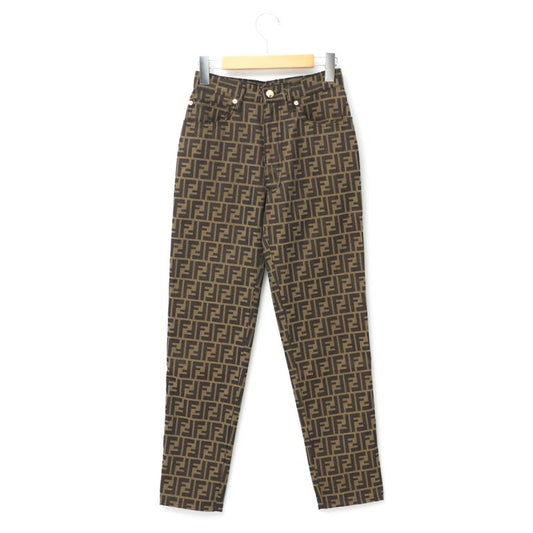 Fendi Vintage Pants Size I40 D34 Inch26 Fendi Jeans FF Double F Zucca High