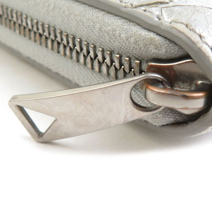 Bottega Veneta Round Zipper Long Wallet Intrecciato