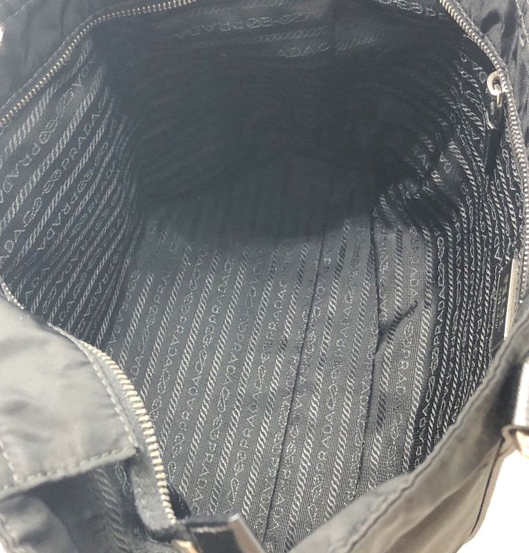 Prada Nylon Tote Bag Shoulder Bag Shoulder Tote Semi Shoulder Br2311 Black