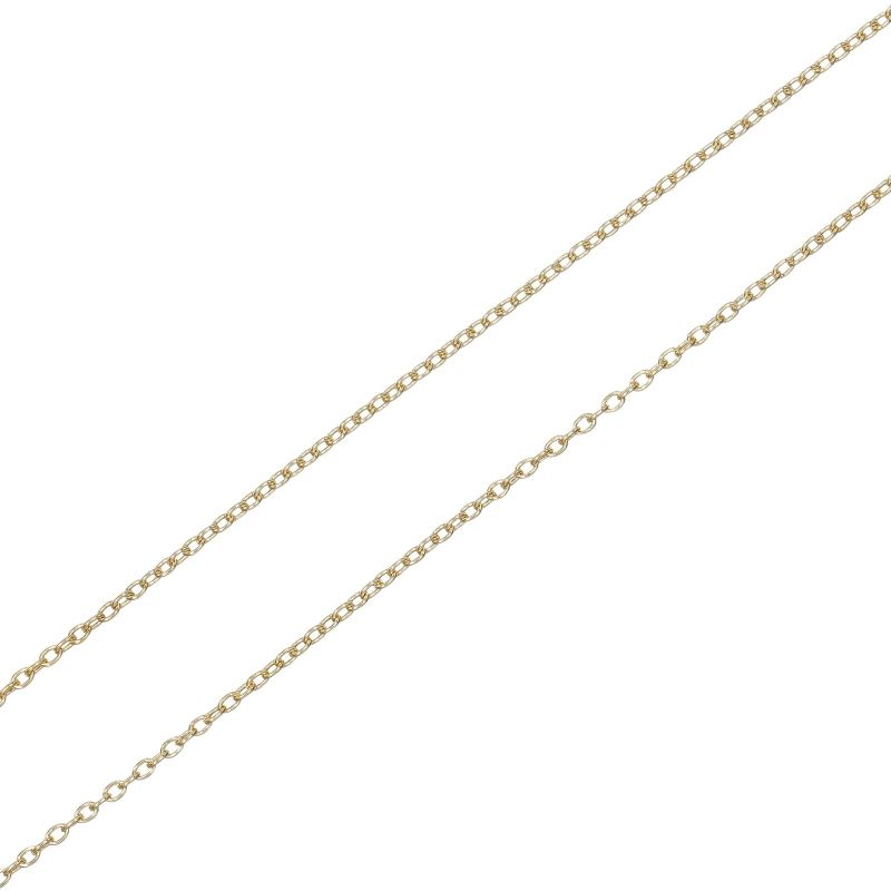 Tiffany & Co Open Teardrop 18K Yellow Gold Ladies 2g Necklace