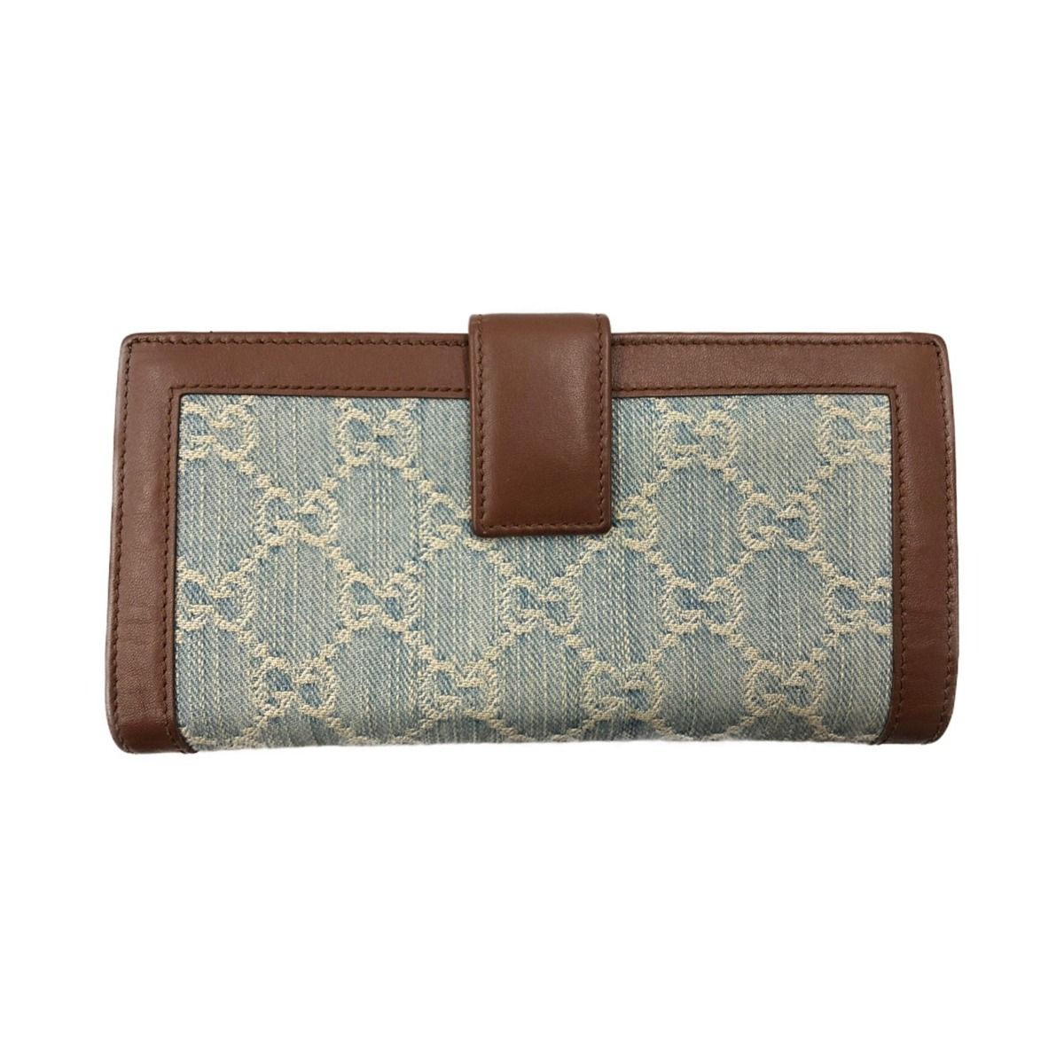Gucci GG Denim 282411 Brown X Blue