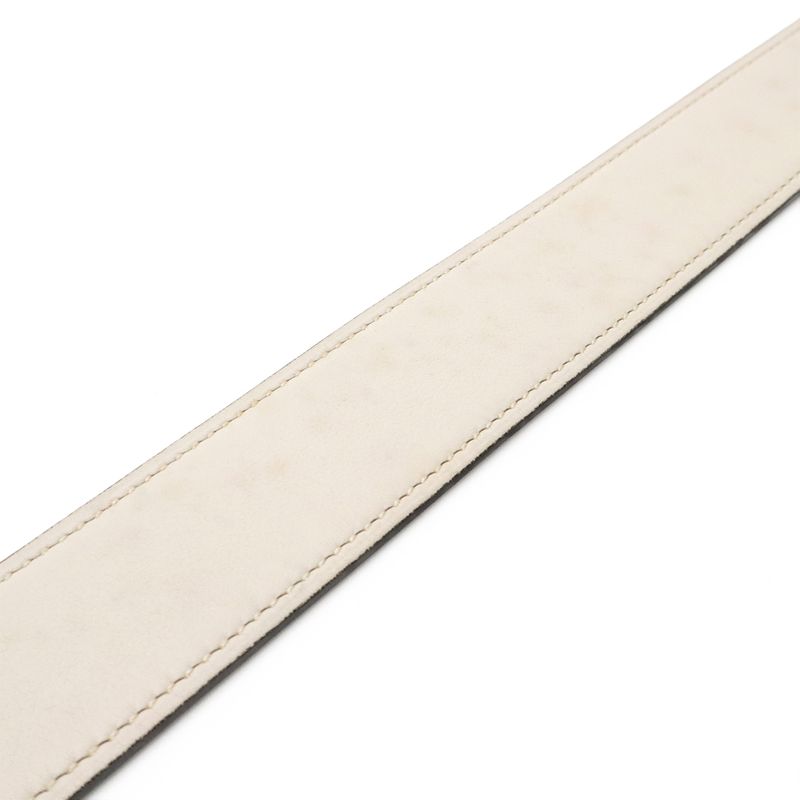 Hermes H Belt H Buckle Reversible Togo Leather Blue Jean Light Blue White Gold