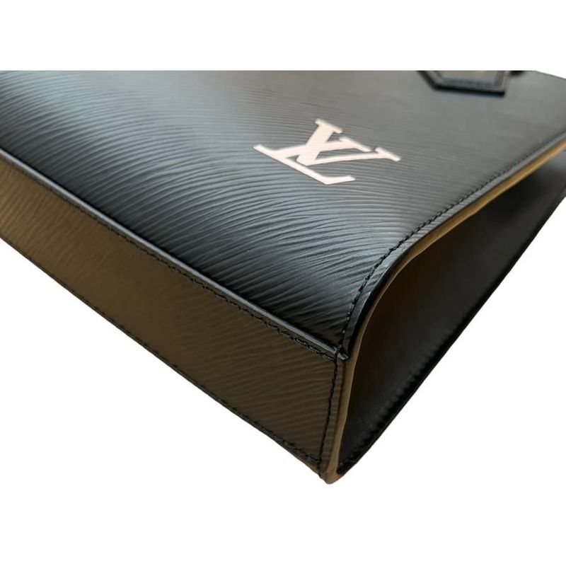 Louis Vuitton Sac Pla BB M58660 2way Shoulder Bag Handbag Epi Leather Noir