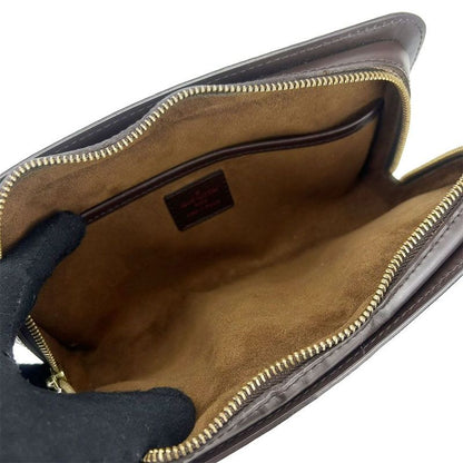 Louis Vuitton Clutch Bag Second Bag Saint Louis N51993 Damier Ebène Leather For