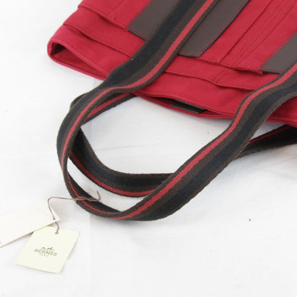 Hermes Troca Horizontal MM Tote Bag Canvas/leather Ladies