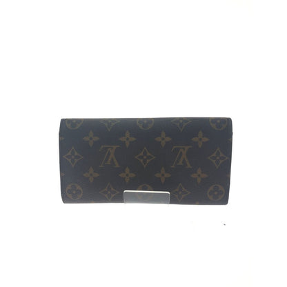 Louis Vuitton Women's Long Wallet Monogram Porte Feuille Emily M61289 Brown X