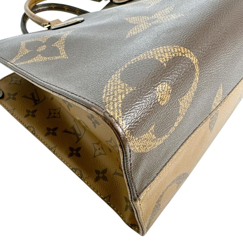Louis Vuitton M45321 Monogram - Giant Reverse Handbag On-the-go MM Tote Bag