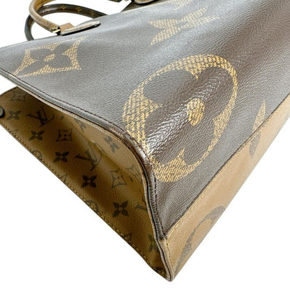 Louis Vuitton M45321 Monogram - Giant Reverse Handbag On-the-go MM Tote Bag