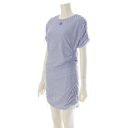 CHANEL Runway Resort La Pausa Striped Dress Blue White 2019 Cruise 36