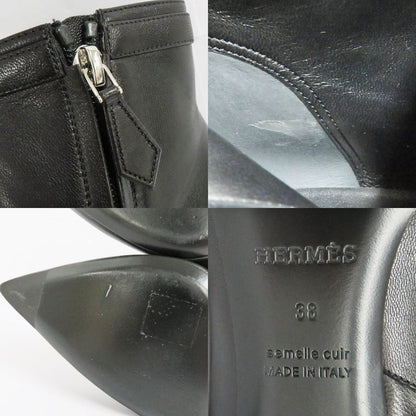 Hermes Blanche Shorts 38 24.5cm (9.65in) Hhardware Black Silver