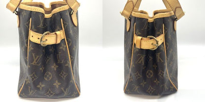 Louis Vuitton Monogram Patignol M51156 Handbag Brown Preowned 005383