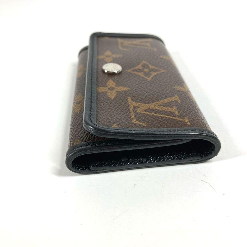 Louis Vuitton Key Case Multicles 6 M60165 Monogram Macassar Canvas Brown