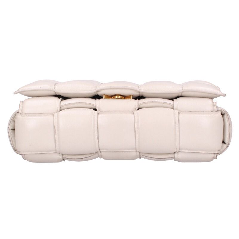 Bottega Veneta 717506 Padded Cassette Maxi Intrecciato Leather Shoulder Bag