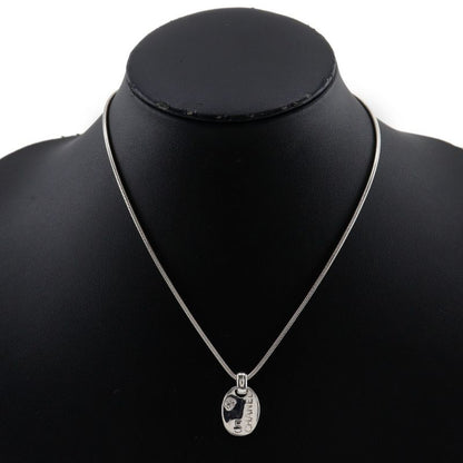 Chanel Icon NO.5 Clover Snake Chain Silver 925 Ladies 12.1g Necklace