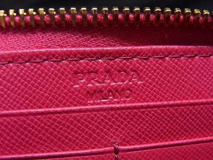 Prada 1m1183 Tessuto Nylon Quilted L-shaped Zipper Long Wallet