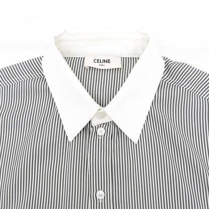 Celine Check Shirt Oversize 38 Size 2c775848h Silk Women's Clothes