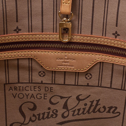 Louis Vuitton Monogram Neverfull MM Brown M40156 (gold Hardware) Tote Bag