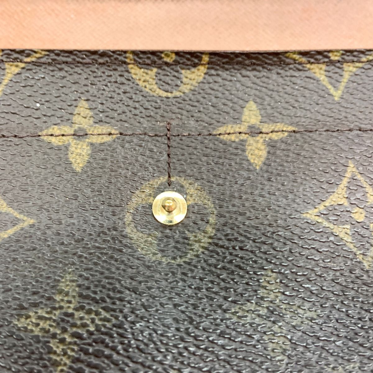 Louis Vuitton Monogram Pochette Porte Monet Credit Bifold Long Wallet M61725