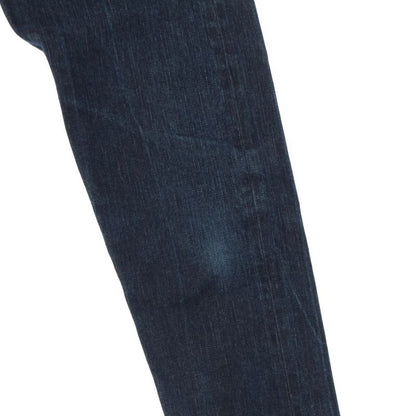 Saint Laurent 20 Years Button Fly Tapered Denim Pants Jeans 644024 Indigo Blue