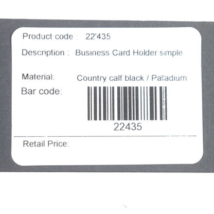  Bvlgari Leather Bifold Pass Case With Logo Plate Card Case Business Card