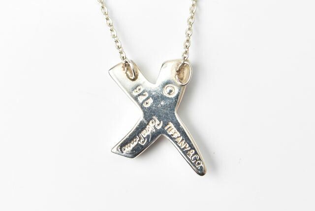Tiffany & Co Necklace Pendant Silver Tiffany & Co Paloma Picasso Cross Motif