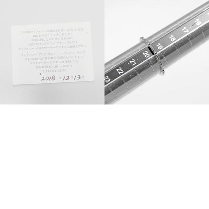 Tiffany & Co True Band 1.5mm (0.06in) Model Pt950platinum 19.5 Men's 3.28g Ring