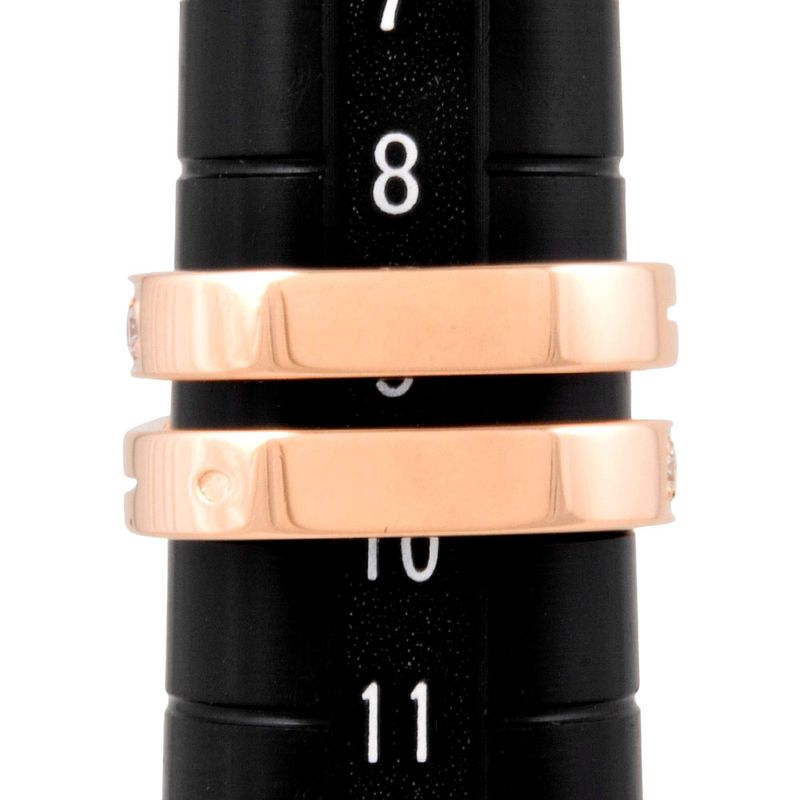 Cartier Etancel De Cartier Ring With Diamonds #49 18K Pink Gold 79g Pink Gold