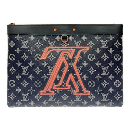 Louis Vuitton M62905 Monogram Ink PVC Pochette Apollo Navy 359655 Second Bag