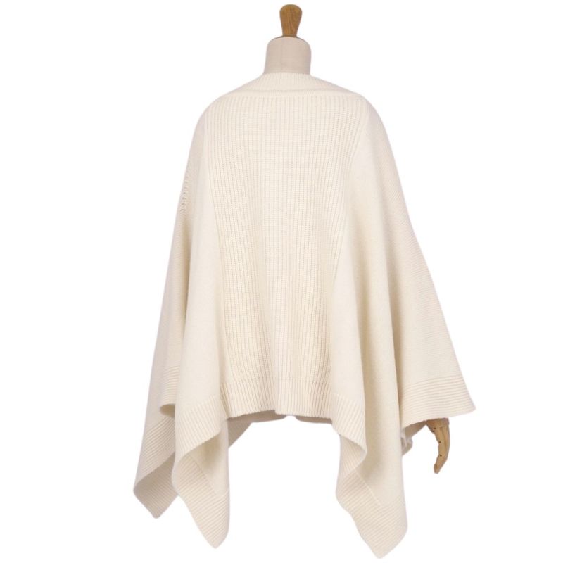 Hermes 23SS Knit Poncho Cape Cashmere Co