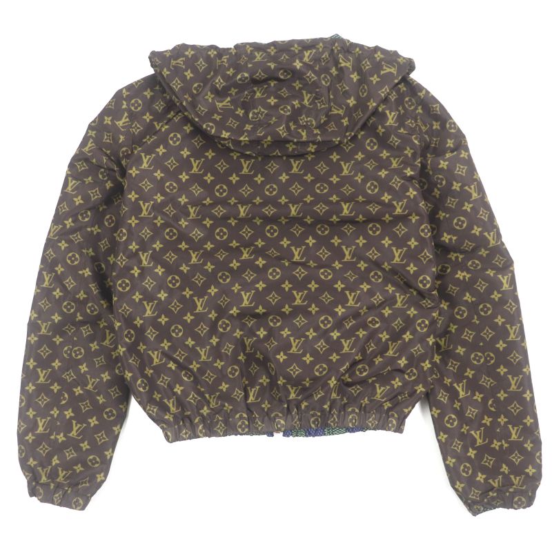  Louis Vuitton 2025 1ahbiu Monogram Damier Reversible Double Zip-up Windbreaker