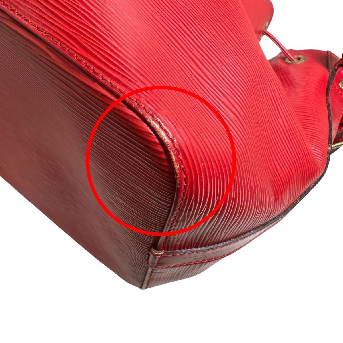 Louis Vuitton Epi Petit Noe Drawstring Shape Shoulder Bag