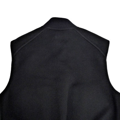 Hermes Gilet Bomba-style Vest Double Face Black 38 Size Cashmere