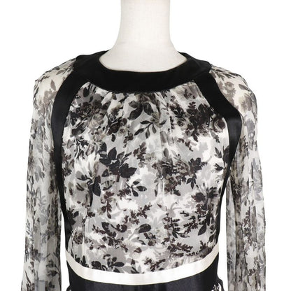 Balenciaga Silk White/black Women's Dress