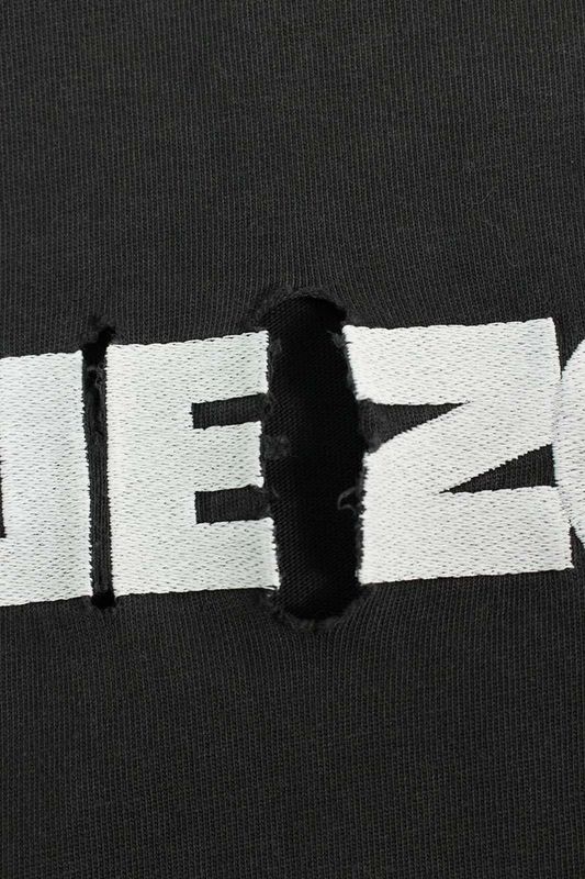 Balenciaga 21AW 675016 Tlvb3 Turning Logo Oversized T-shirt Men's 5