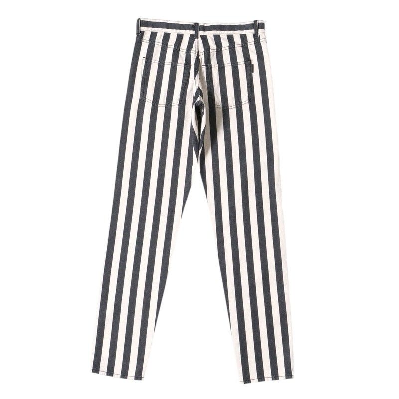 Saint Laurent Paris Denim Pants Size 25 (155 60Y) Striped Skinny