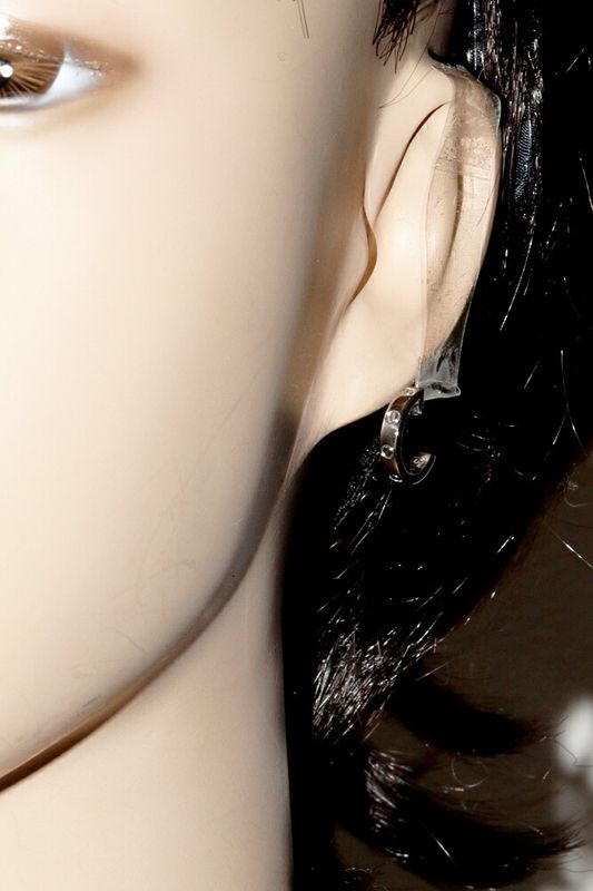 Cartier Earrings 18K White Gold Mini Love Earrings One Side Only B80289