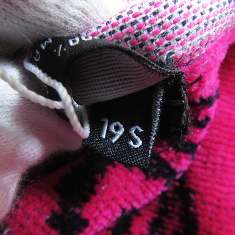 CHANEL 19S Coco Mark Allover Pattern Beach Towel Navy Pink 99 X 196cm (77.17in)