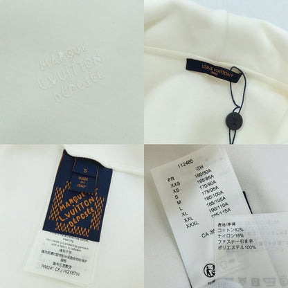 Louis Vuitton Embroidered Jersey Hoodie 1afjh0 White Cotton S Resin