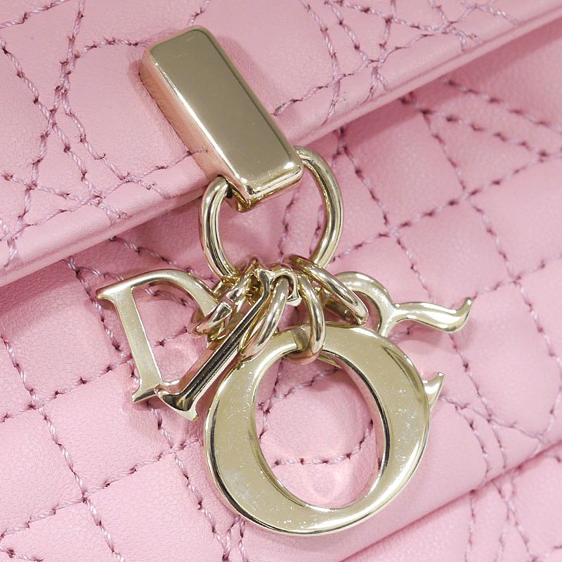 Dior MISS DIOR Chain Pouch Heart Pink Cannage Limited Edition